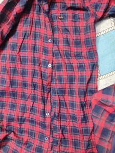 Red &amp; Blue Plaid Shirt