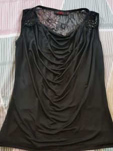 Elegant Black Lace Top