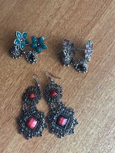 Combo Offer🎉🔊Jhumkas &amp; Earrings♥️