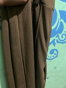 women kotty brown straight pant