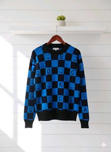 Checkered Smile Sweater