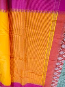 Mustard Pink Saree