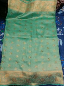 Elegant Green Saree