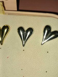 Heart Shaped Silver Earrings
