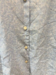 Beautiful Blue Over Size Imported Shirt
