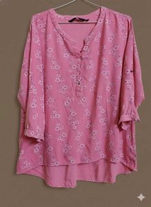 Pink Floral Top