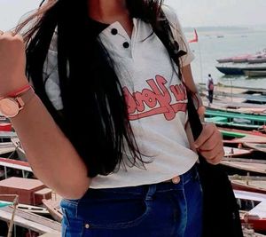 Casual Off White T-Shirt