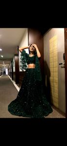 Green lehenga