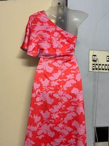 Pintrest Pink One Shoulder Piece