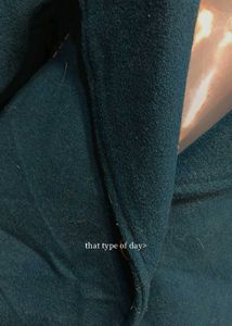 Stylish Teal Wool Blend Coat