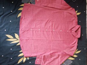 🍁Red Patterned Shirt🍁