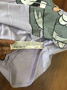 zara pastel purple top 8-9yrs old girls