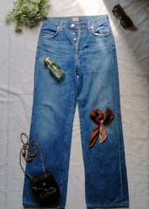 High Waisted Wild Leg Jeans