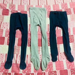 Girls Tights - Set of 3