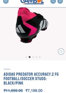 Addias  Predator Foot Ball Shoes