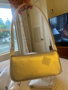 Authentic Mk Silver Party Bag
