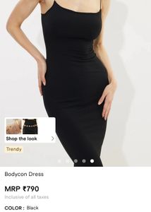 Savana Elegant Black Dress