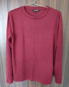 Red Full sleeves Top