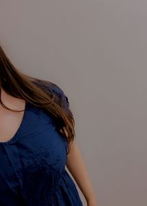 Blue Embroidery Dress