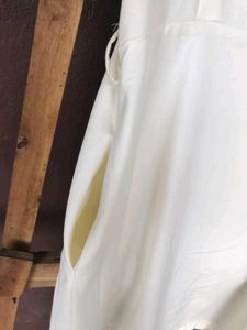Cream Short Dress.