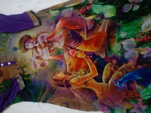 Beautiful Painting Kurti