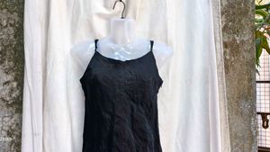 202812. Black Slip Dress