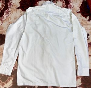 Tailored White Full Seleves Shirt