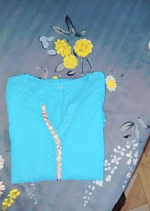 Elegant Sky Blue Kurta