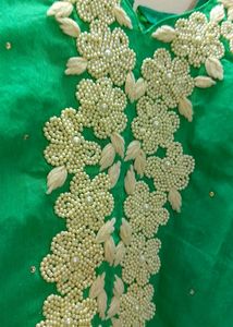 💚New Pearl Work Kurti Set💚
