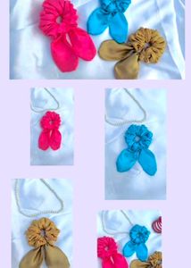 Bunny Scrunchies