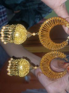 New Golden Long's Earings