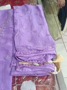 Lilac Embellished Salwar Kameez
