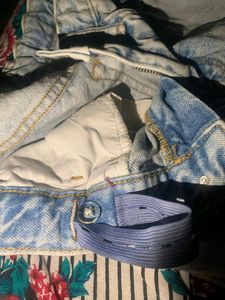 Straight Ripped Design Baggy Jeans