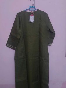 Elegant Olive Green Kurta
