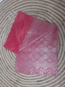 ART SILK SAREE WITH BLOUSE PIECE