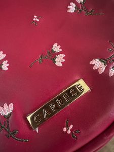 Pretty Cherry Red Sling Bag (Unique Design)