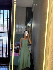 Olive Green Sundress