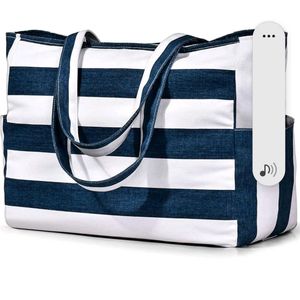 Striped Tote Bag