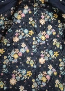 Stylish Navy Blue Jacket reverse able