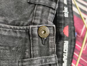 Red Tape Heavily Washed Black Jeans