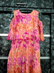 Floral Print Gown