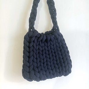 Handmade Braided Pink Shoulder Bag