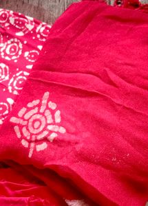 Pink Batik Fabric Set