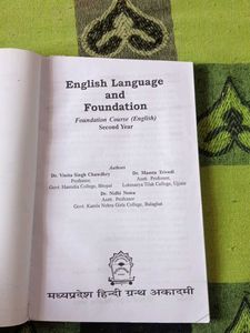 English Language &amp; Foundation Book