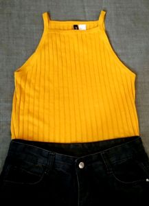 H&M Mustard Top Yellow💛