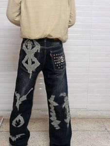 Unique Graphic Jeans(custom bleached)