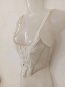 WHITE SEXY CORSET