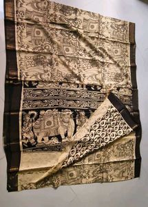 Pen Kalmkari Saree