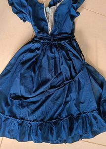 Blue Ruffle Dress