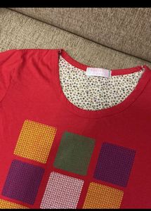 Red Cotton Tshirt